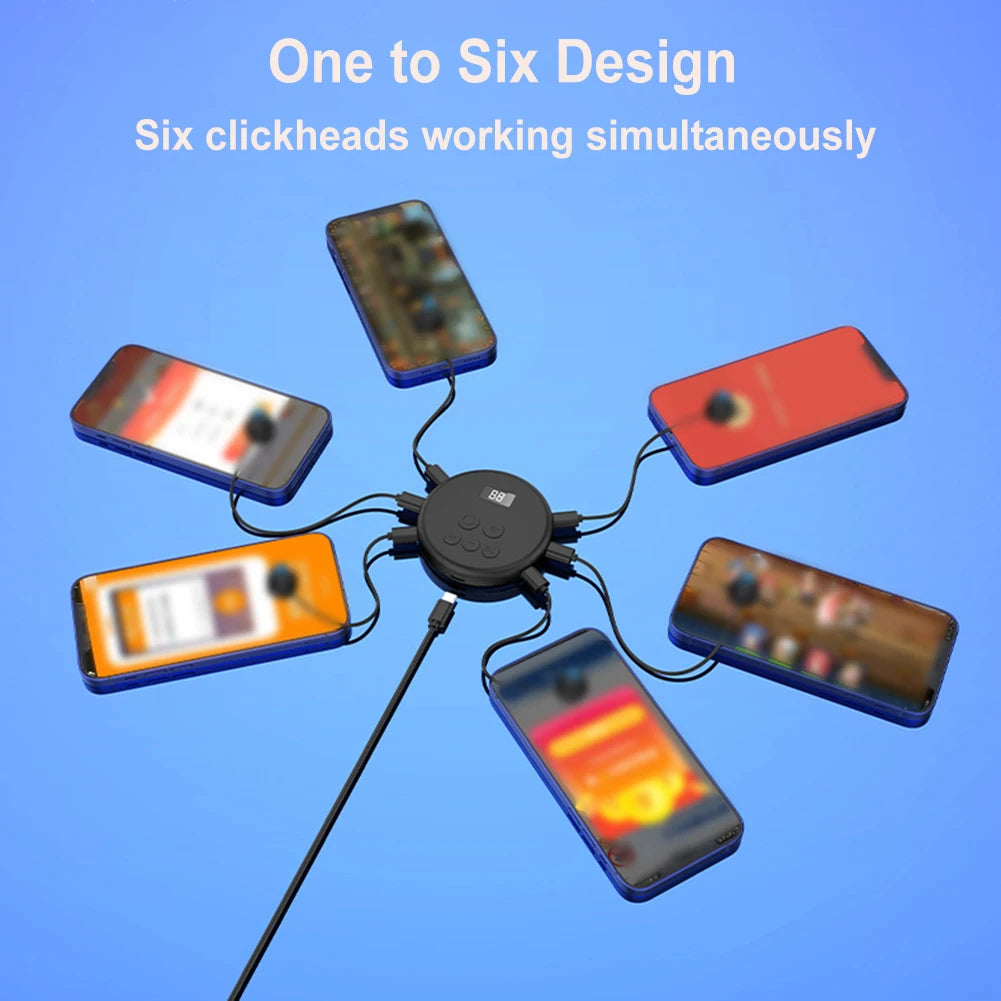 Digital Phone Auto Device Screen Clickers Video Auto Tapper Taps Auto Screen Clicker for Games Live Broadcasts Deal Reward Tasks