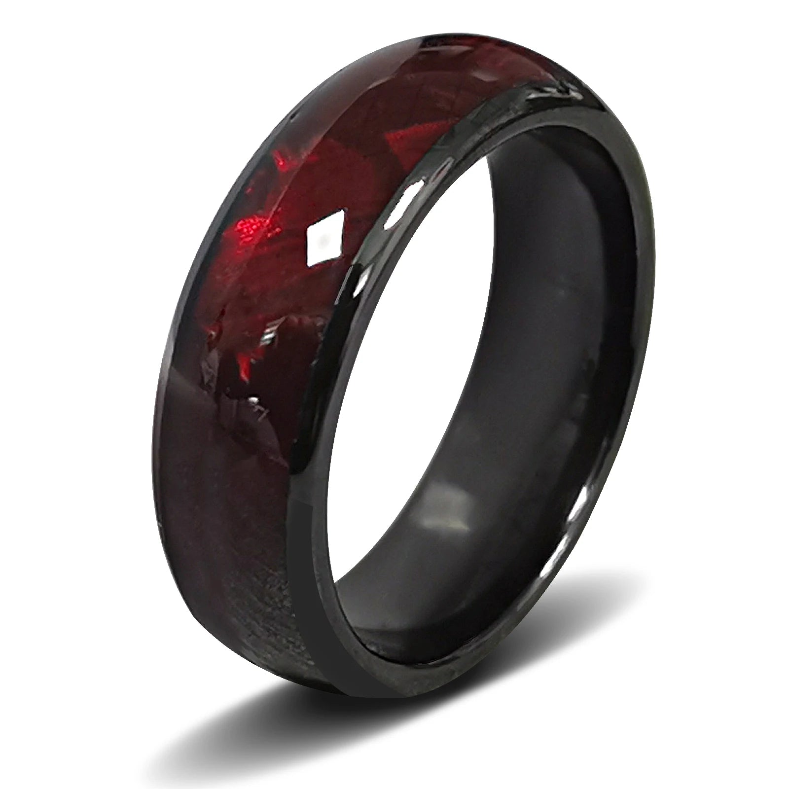 Ntag216 NFC Epoxy Ceramic Finger Ring Programmable 888 Bytes for Men or Women Gift Ring