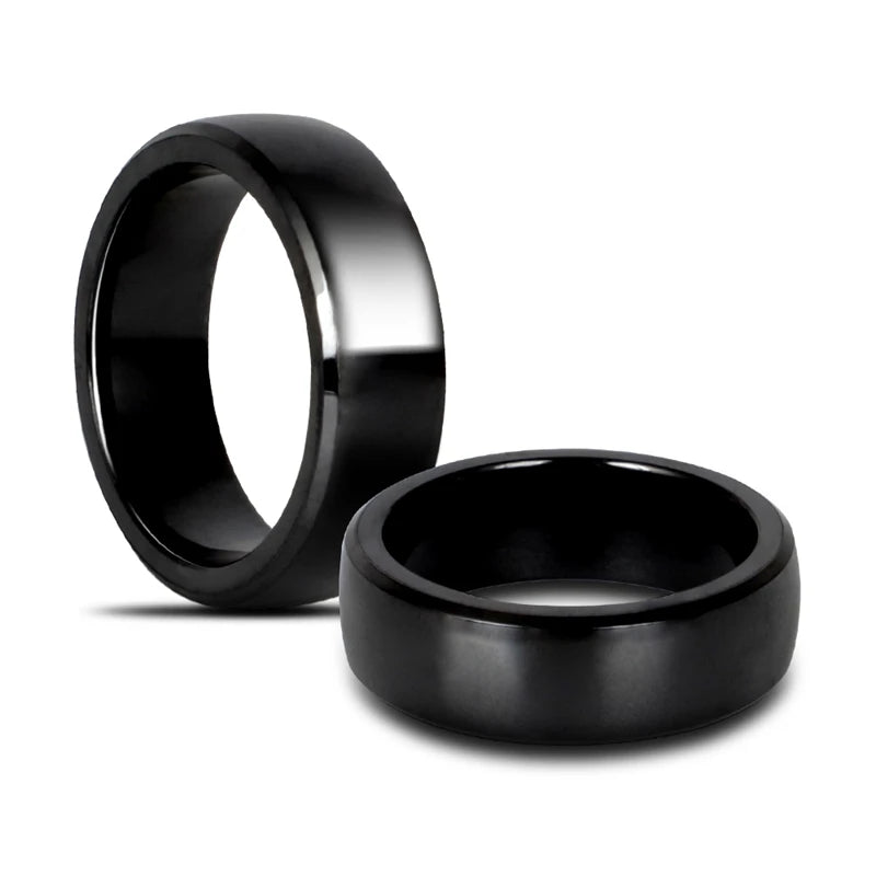 Smart Key Ring NFC Waterproof Ceramic Ring Replace Car Key Card Key Fob Made With Original Card Chips For Tesla Model 3 Model Y