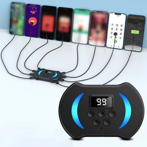 8/6/3/1Heads Mobile Phone Screen Auto Clicker Phone Silent Clicker Fast Screen Touching Tool Live Broadcast Assistance Device