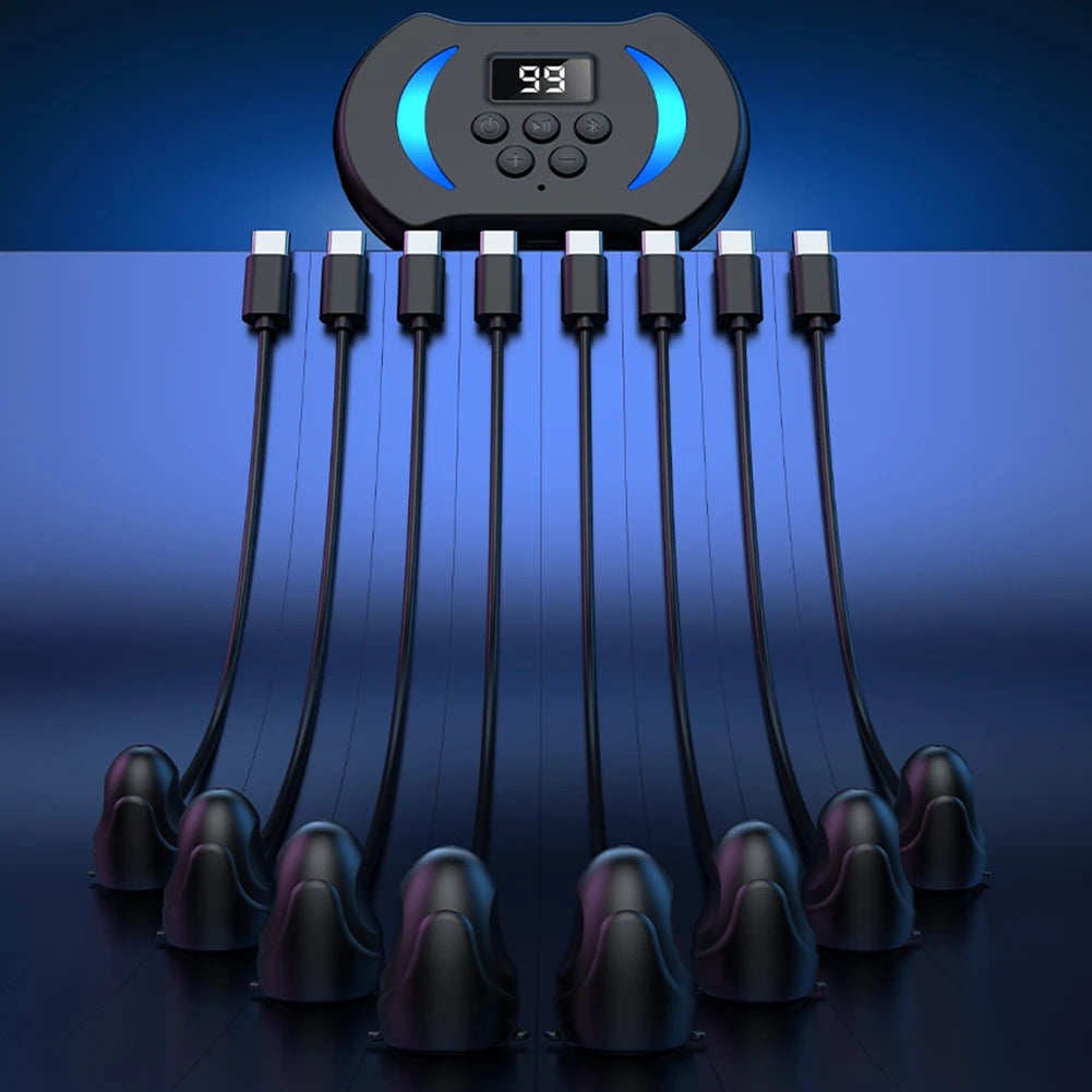 8/6/3/1Heads Mobile Phone Screen Auto Clicker Phone Silent Clicker Fast Screen Touching Tool Live Broadcast Assistance Device